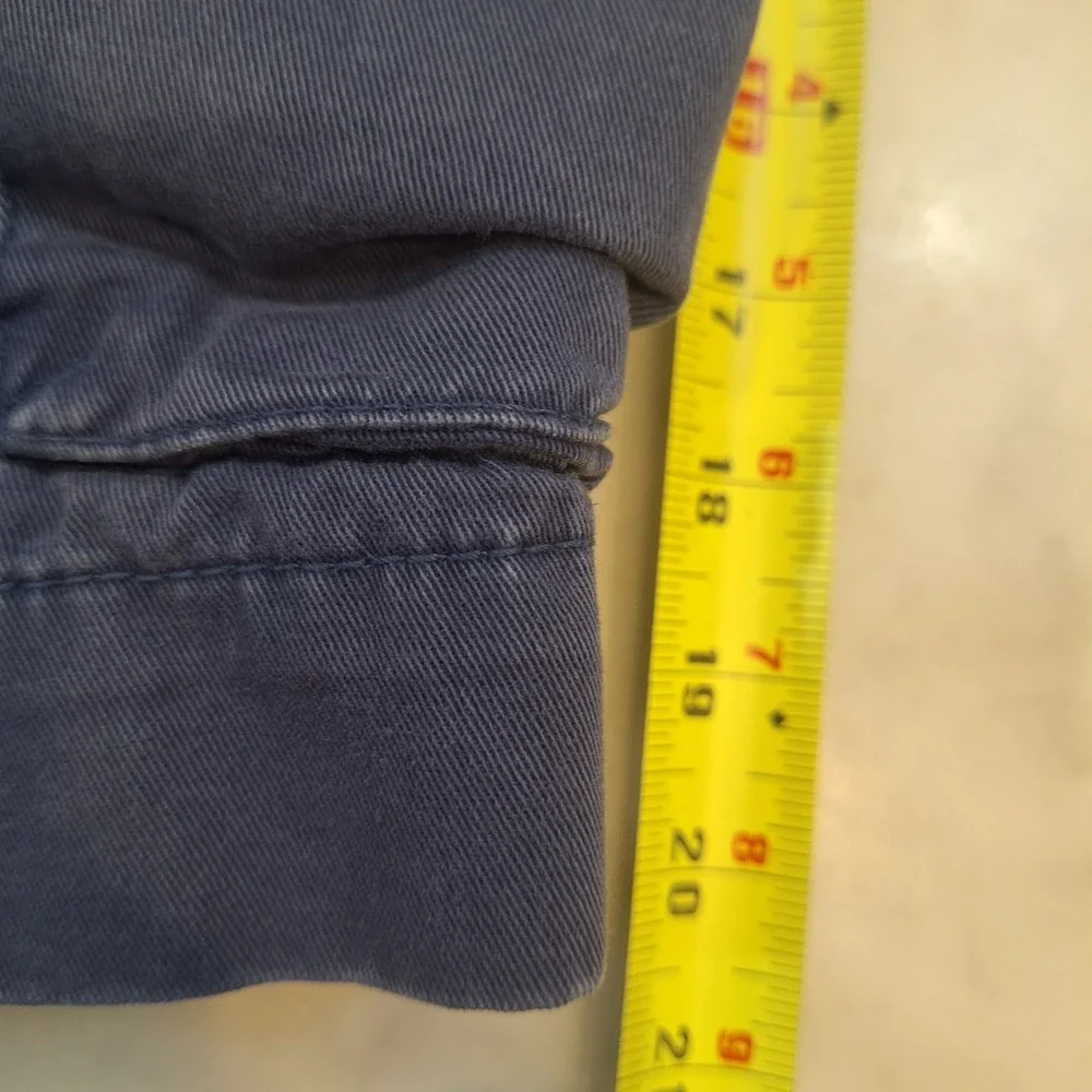 Vtg 90s Polo Ralph Lauren Cargo Shorts Mens 30 Blue Classic Chino Cotton Utility